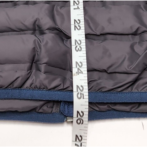 Gerry Down 650 Fill Power Puffer Jacket Men's Size M Blue Gray Full Zip Packable - Picture 15 of 15